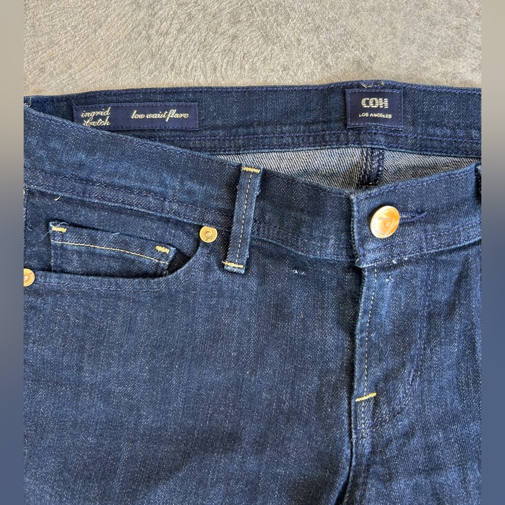 Citizens of Humanity Denim Jeans Ingrid Stretch Low Waist Flare Women Size 28 - Picture 5 of 16